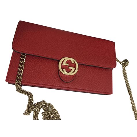 gucci wallet on chain red|gucci signature wallet on chain.